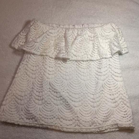 Lilly Pulitzer white lace tube top - Picture 3 of 8